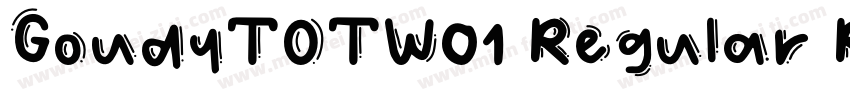 GoudyTOTW01 Regular Regular字体转换
